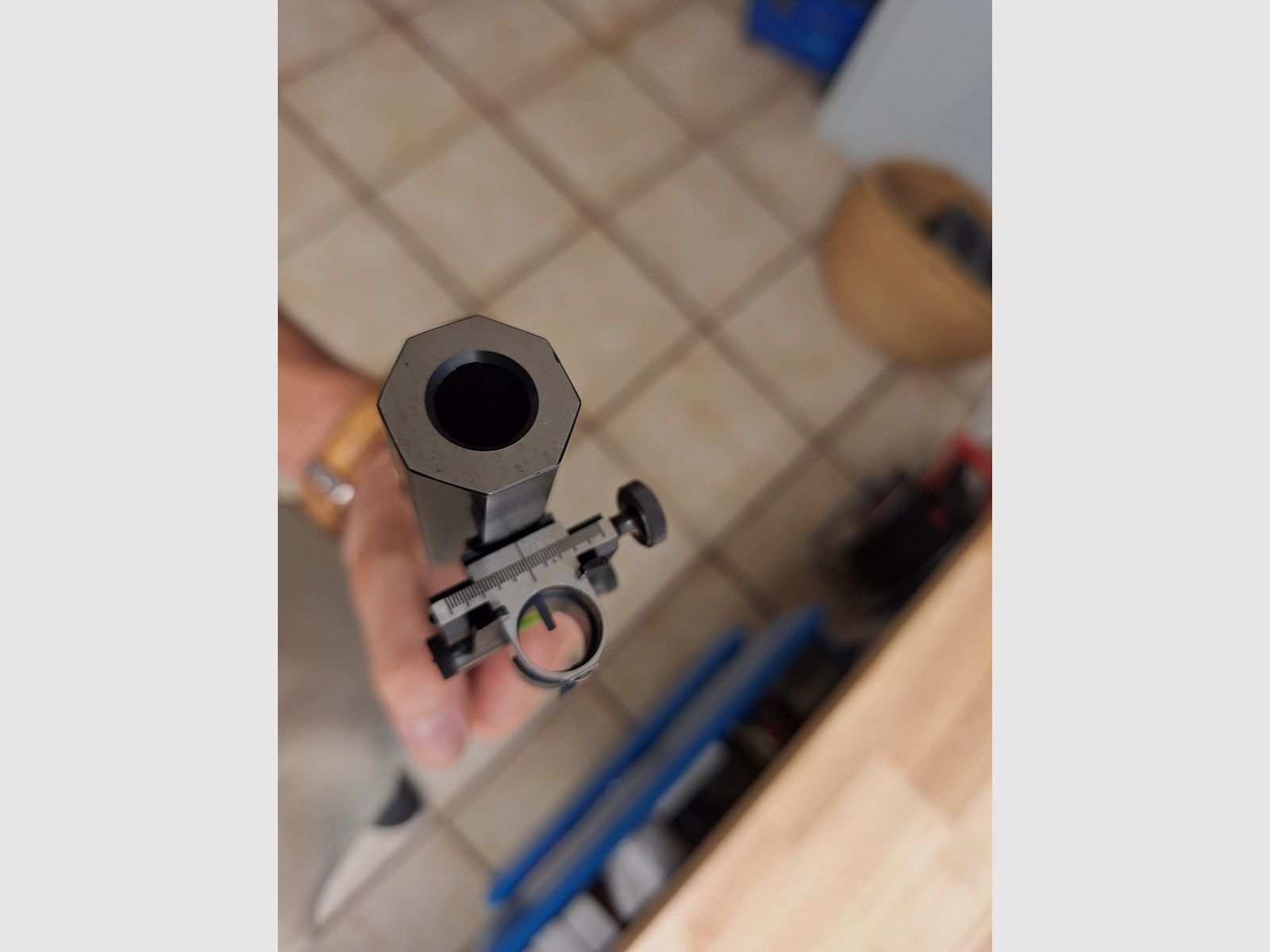 Sharps-geweer .45-120 Sharps met spindeldiopter