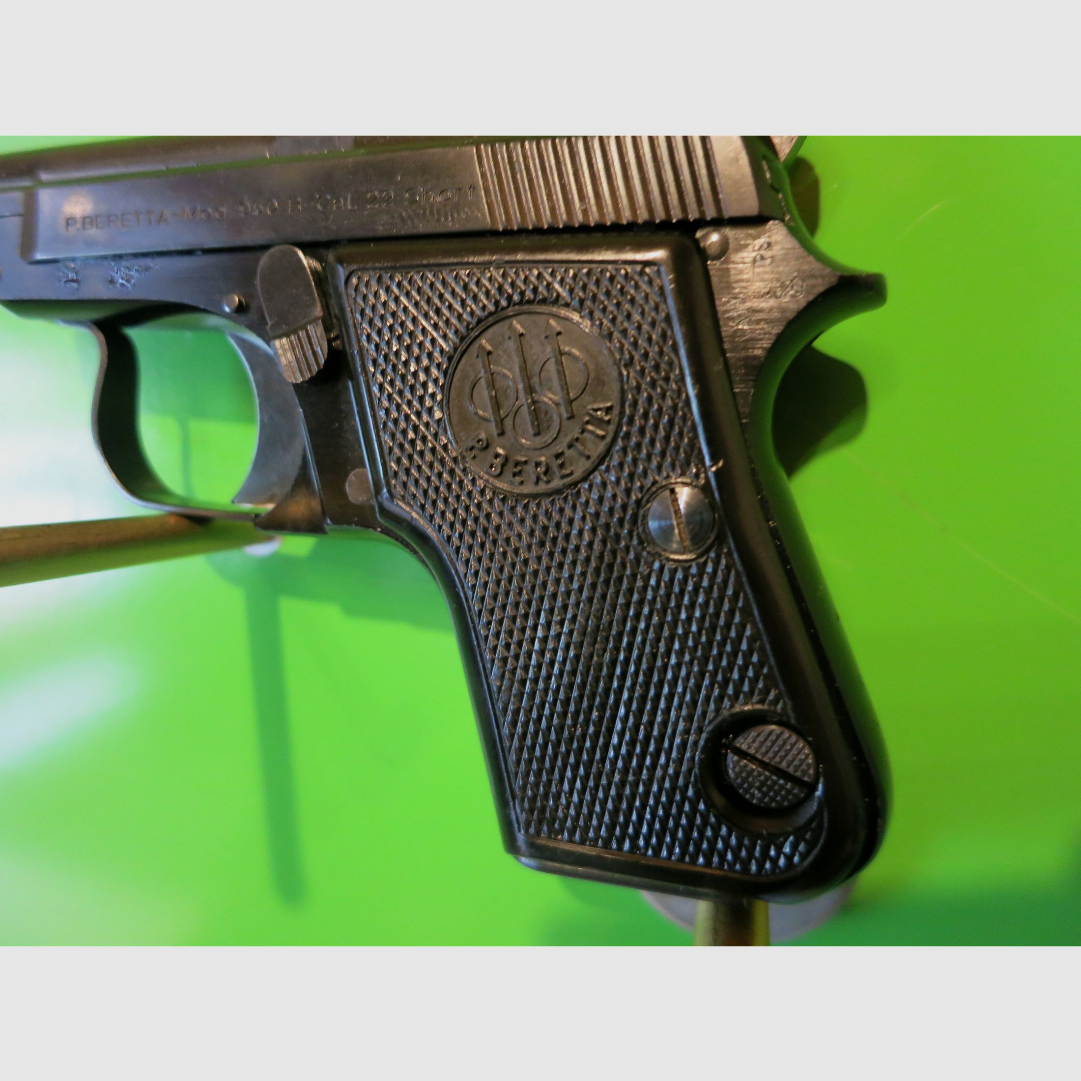 Beretta 950B halbautomatische Kipplauf-Pistole .22 Short       #75-, Bild 6 von 8