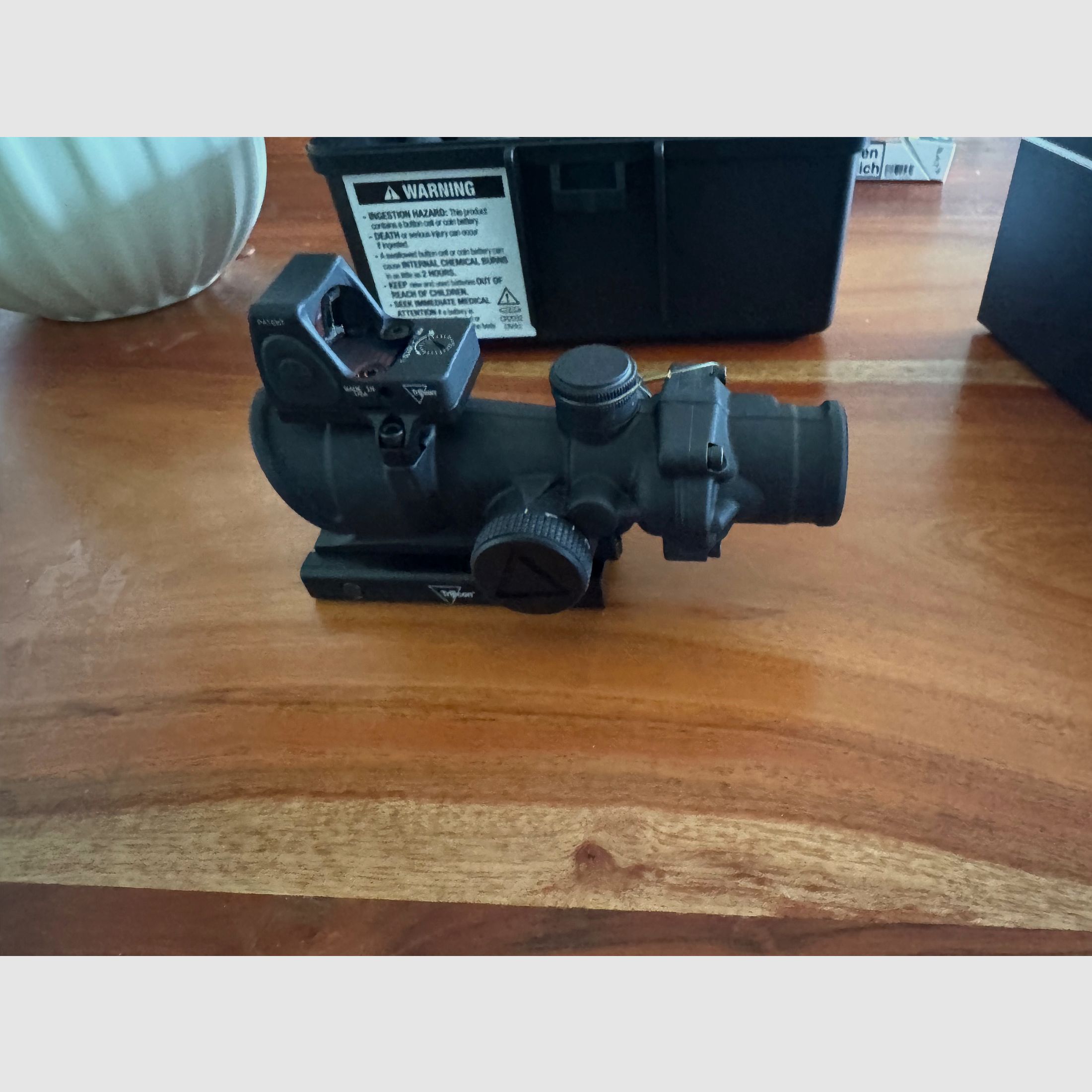 Trijicon ACOG 4x32 LED (.223 Reticle) + RMR Type 2 (3.25 MOA) – ABSOLUT NOWY I NIGDY NIE UŻYWANY w OVP
