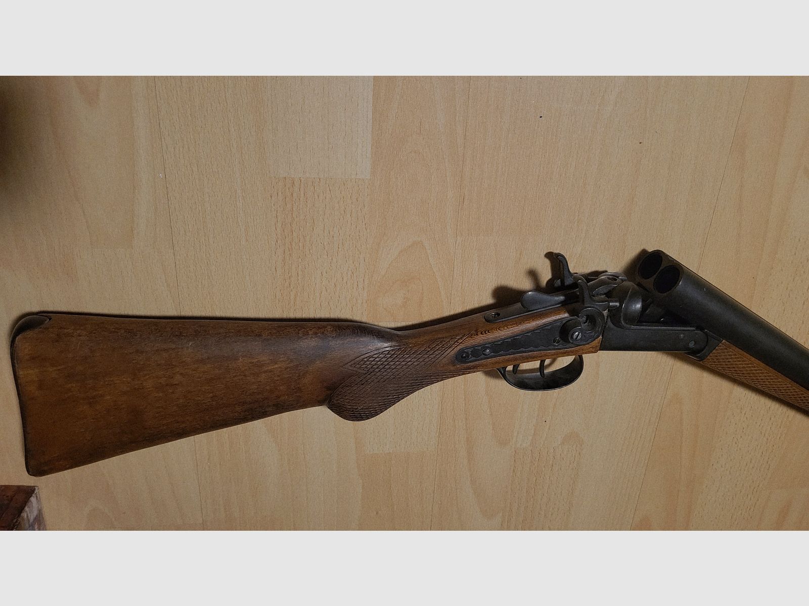 Schrotflinte Wyatt Earp USA 1881 - Deko Waffe mit Doppellauf / Querflinte
