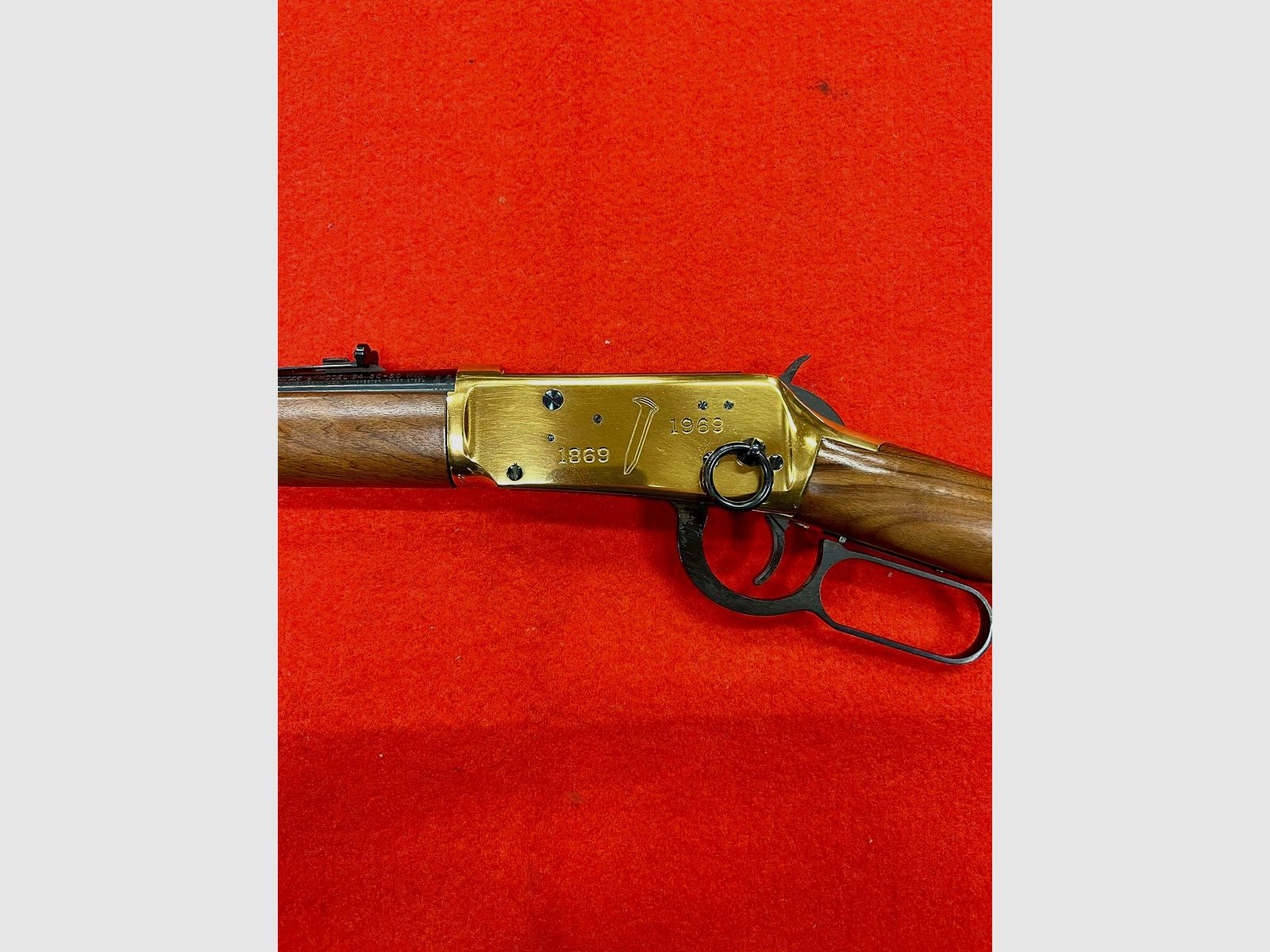 WINCHESTER MODELL 94 GOLDEN SPIKE GEDENKWAFFE 1869-1969 KALIBER 30-30 WINCHESTER, Bild 3 von 5