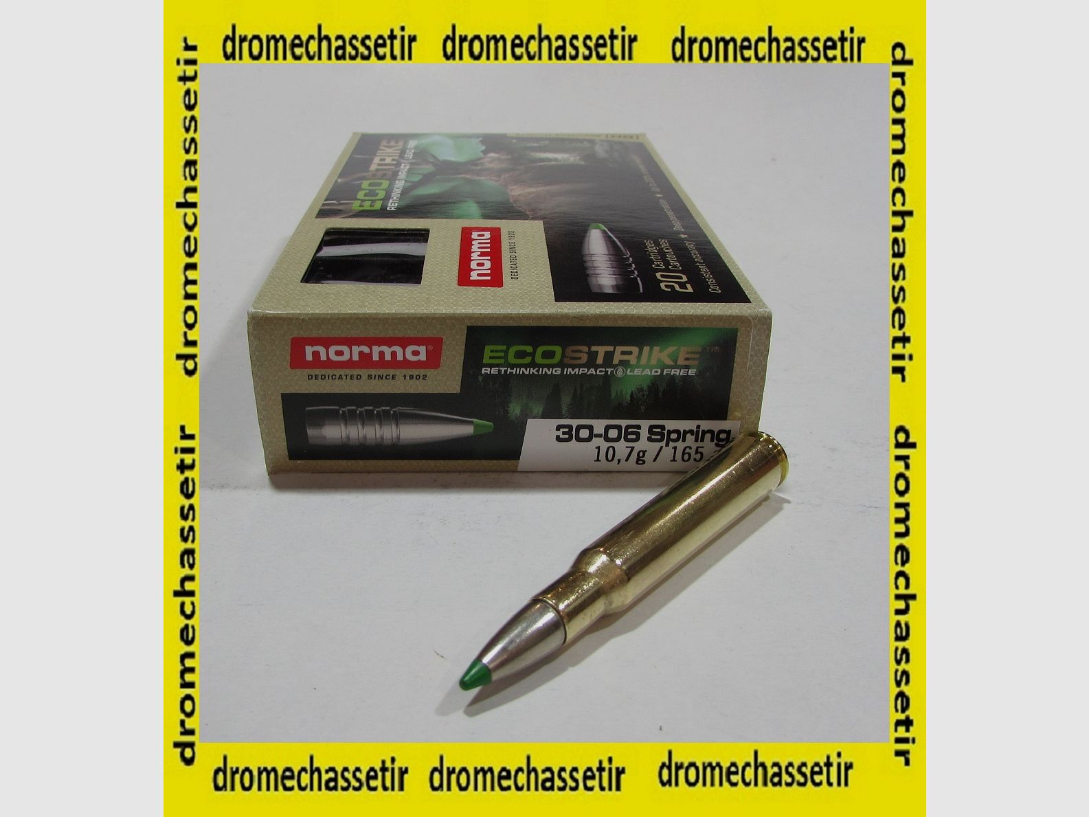 Scatola da 20 cartucce 30-06 Norma Ecostrike 165 grains
