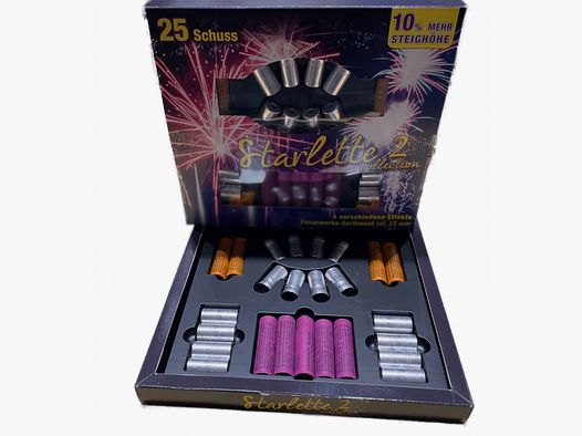 COLECCIÓN STARLETTE 2 - 25 DISPAROS - 4 SUPER EFECTOS
