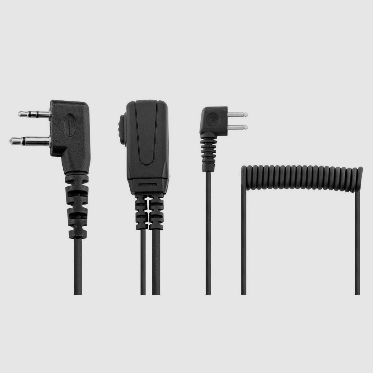 Verbindungskabel Talkie G9 - Peltor Headset mit integriertem Mikrofon. - G9-kompatibles Kabel mit 2-poligem Peltor-Stecker, Bild 3 von 4