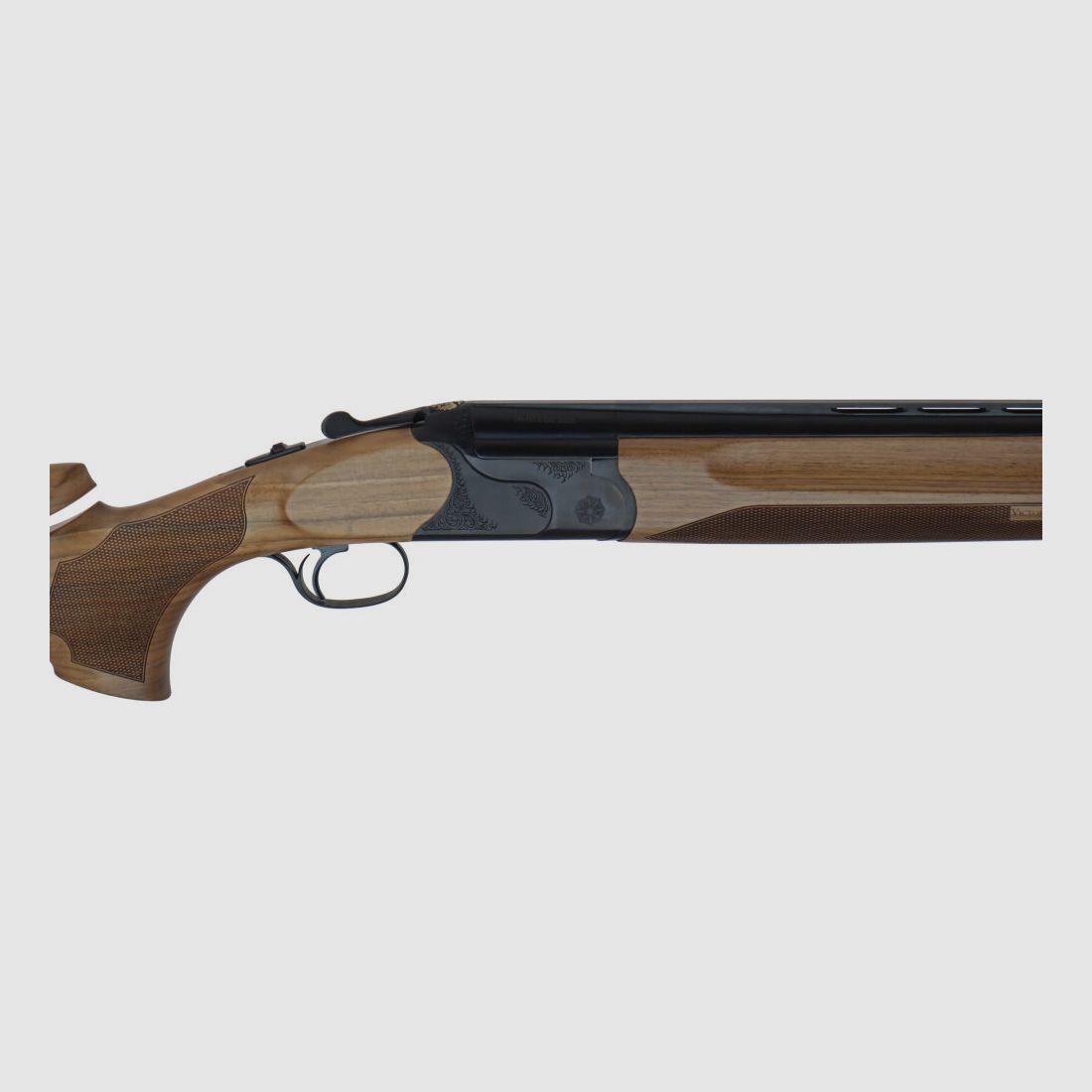 Huglu Bockdoppelflinte Victor czarna prawdziwy system lewy 71cm