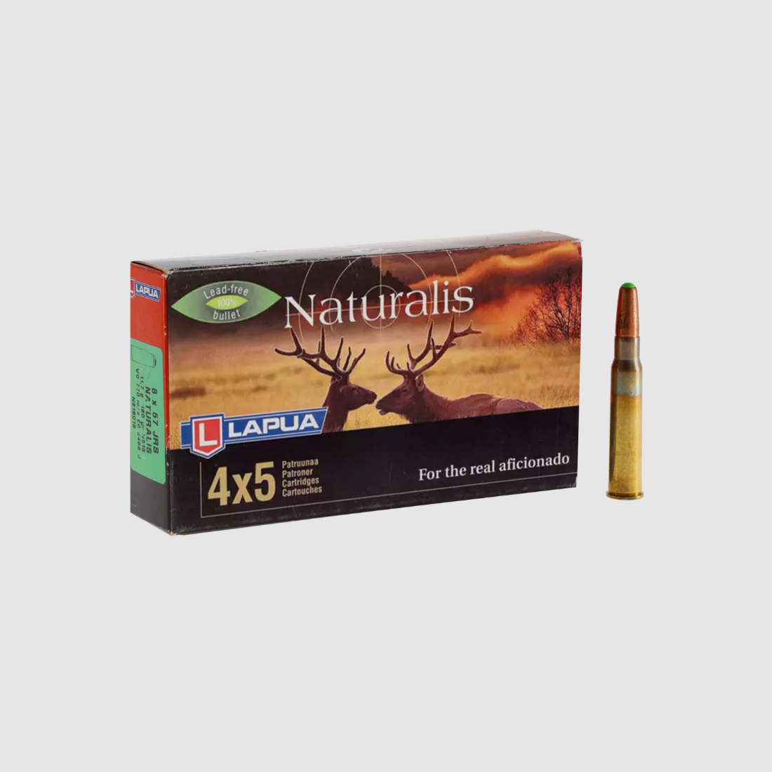 Lapua 8x57 JS Naturalis ammunition 11.7 g