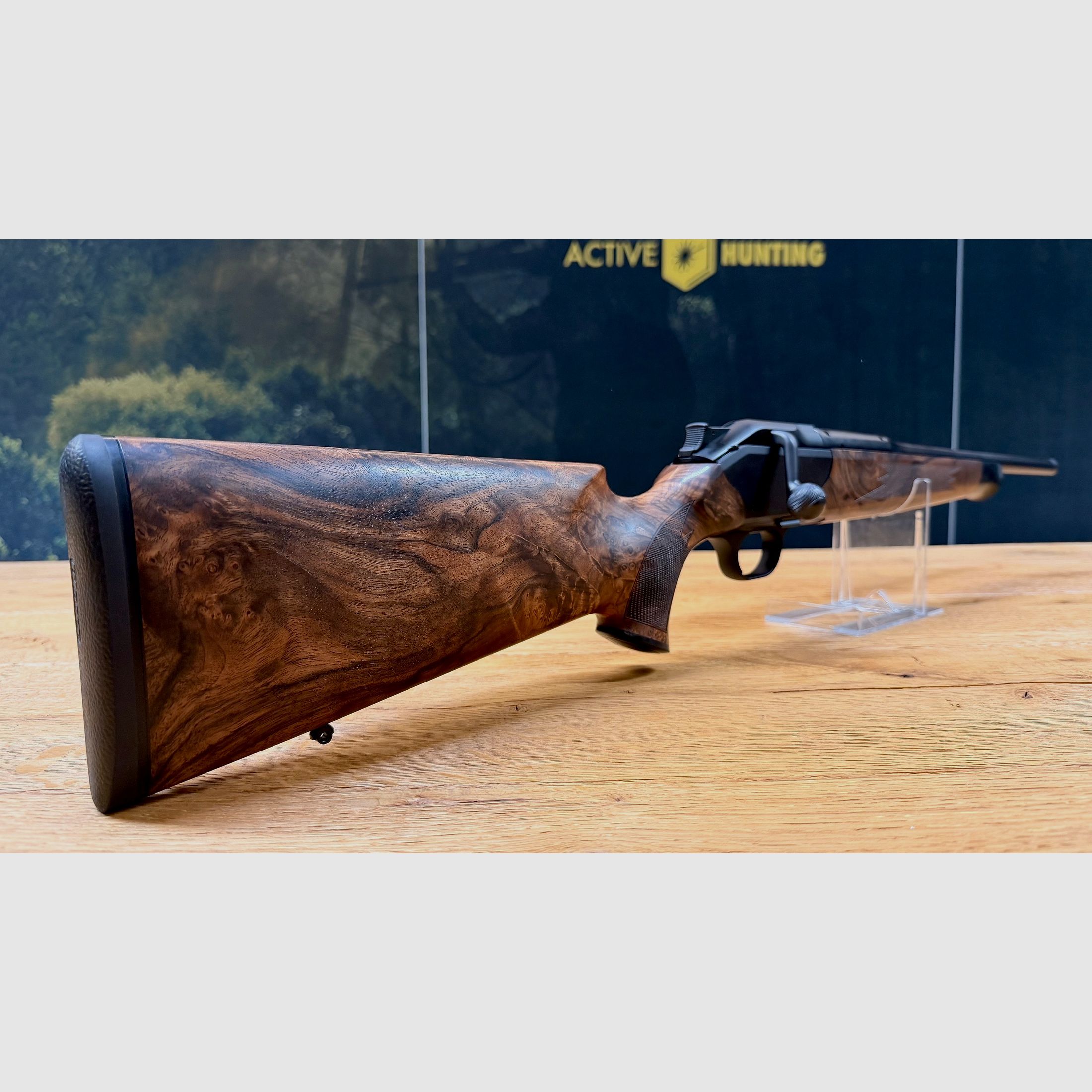 Blaser R8 Holzklasse 7 / Stahlkugel graviert mit Fischhaut / Kaliber und Lauflänge nach Wahl, Bild 5 von 11