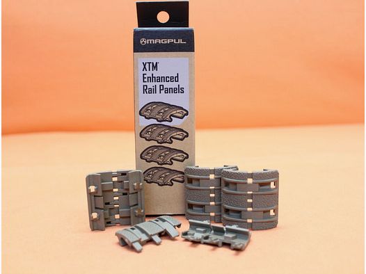 Magpul Magpul XTM Enhanced Rail Panels (MAG510-FDE) Polymer Dark Earth (VE 4 Panels)