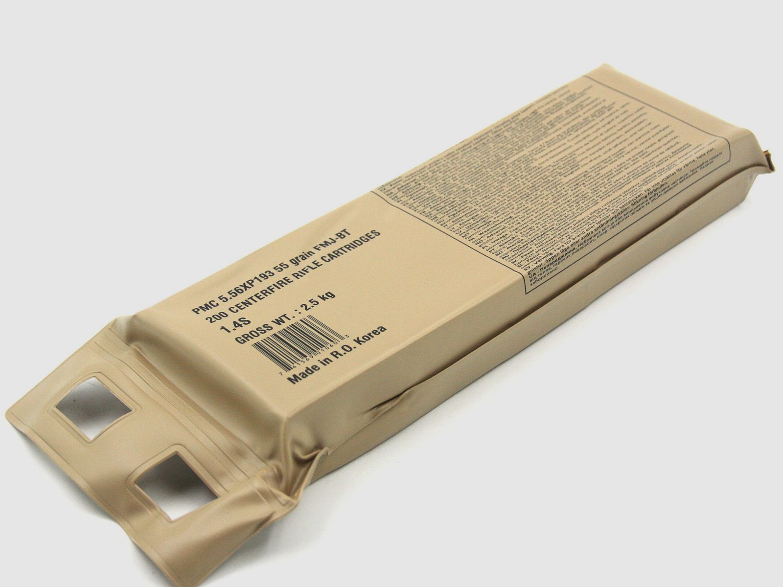 PMC 223A, .223 Rem., FMJ-BT, 55 gr., 200 pz., Battle Pack
