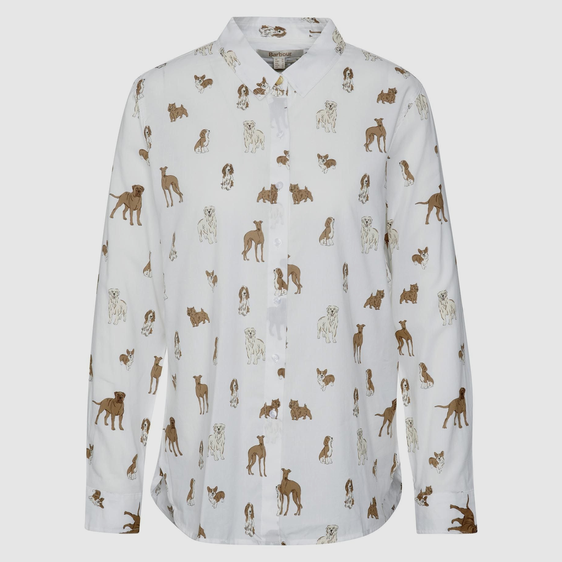 Camicia Safari Barbour con motivo cane