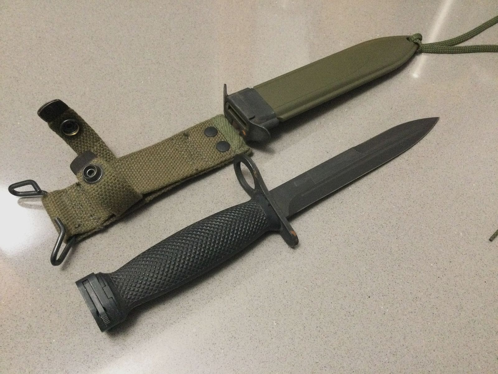 U.S M8AI Bayonet Knife, Messer. Schöne Erhaltung, guter Zustand