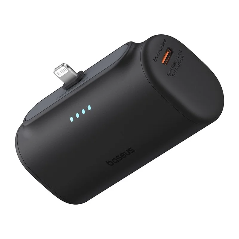 Baseus Compact IP 5000mAh 20W USB-C/Lightning power bank (black), image 6 of 16