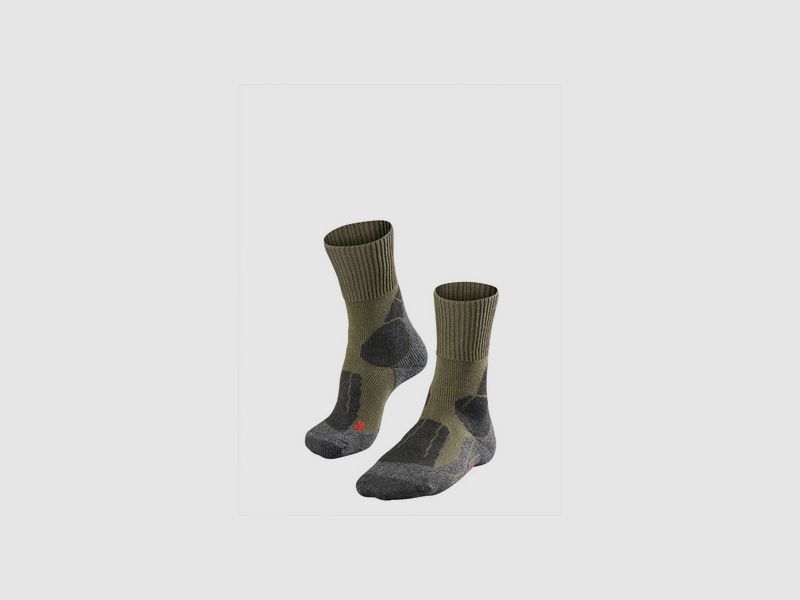 Chaussettes homme Falke TK1, vert olive
