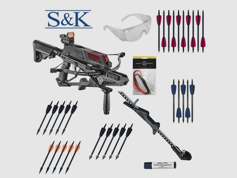 EK Archery Cobra Adder 130 Repetierarmbrust - Megaset - Inkl. Bolzenstopper