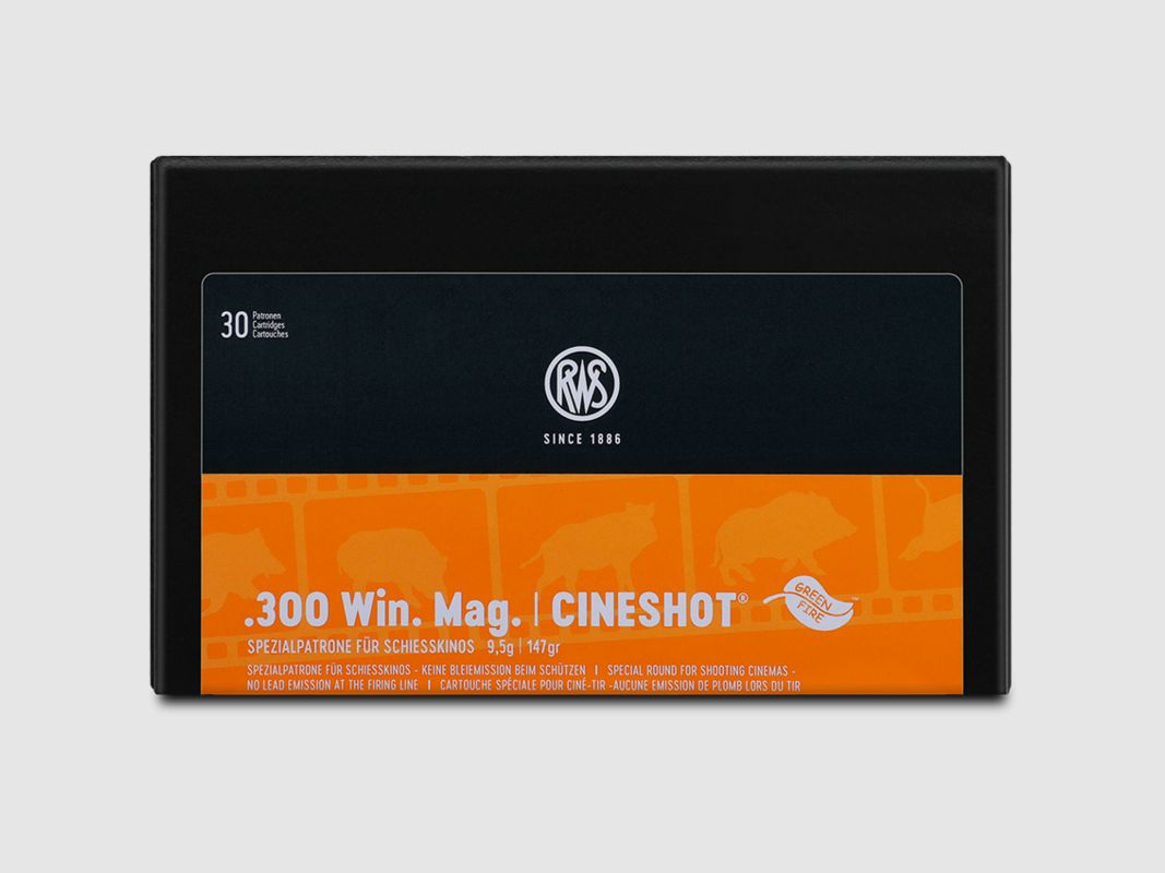 RWS 300 Win Mag CINESHOT 9,5Gr 147Grs - Box mit 30, Bild 1 von 2