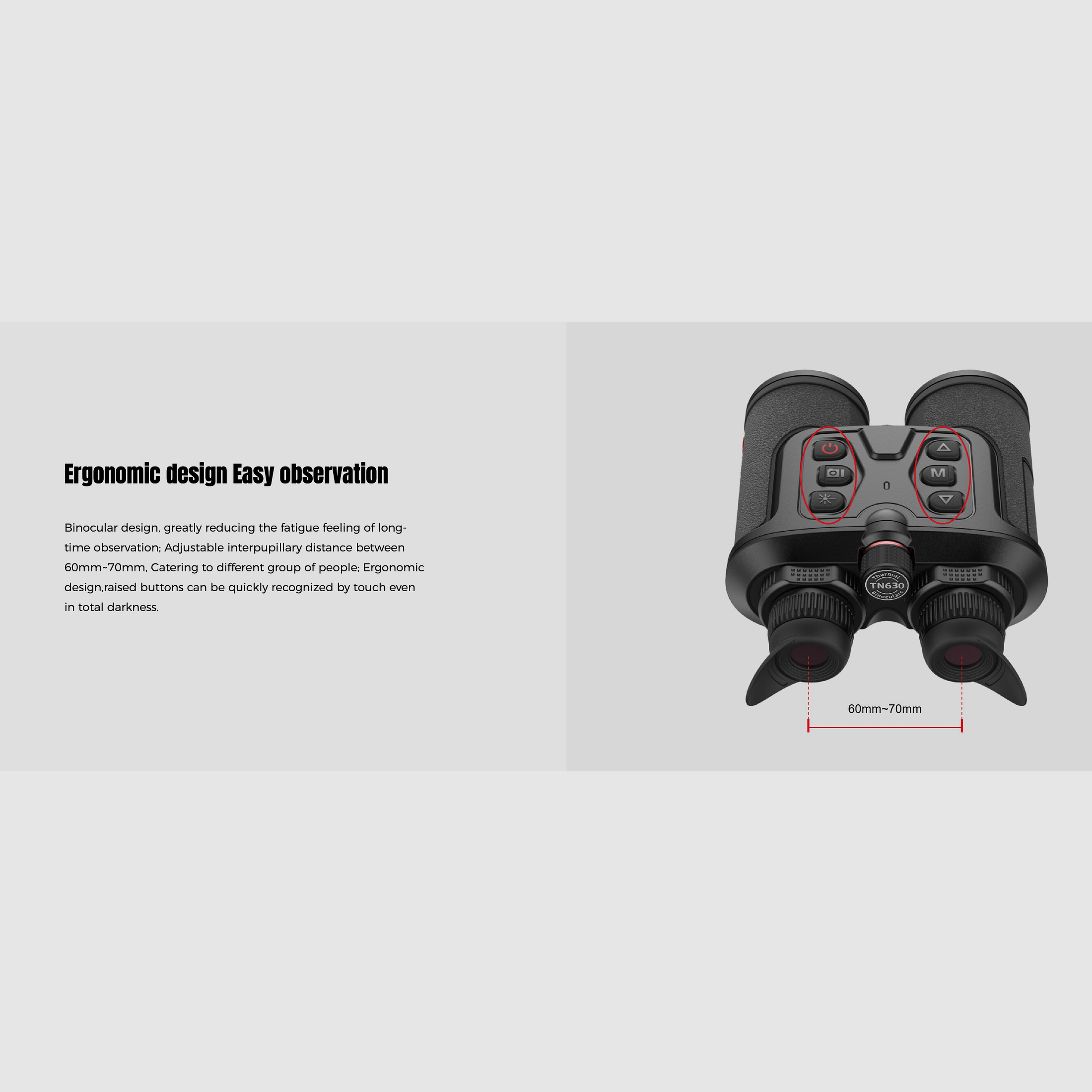 Guide Wärmebildfernglas TN650 Binocular Handheld 640x480 Sensor