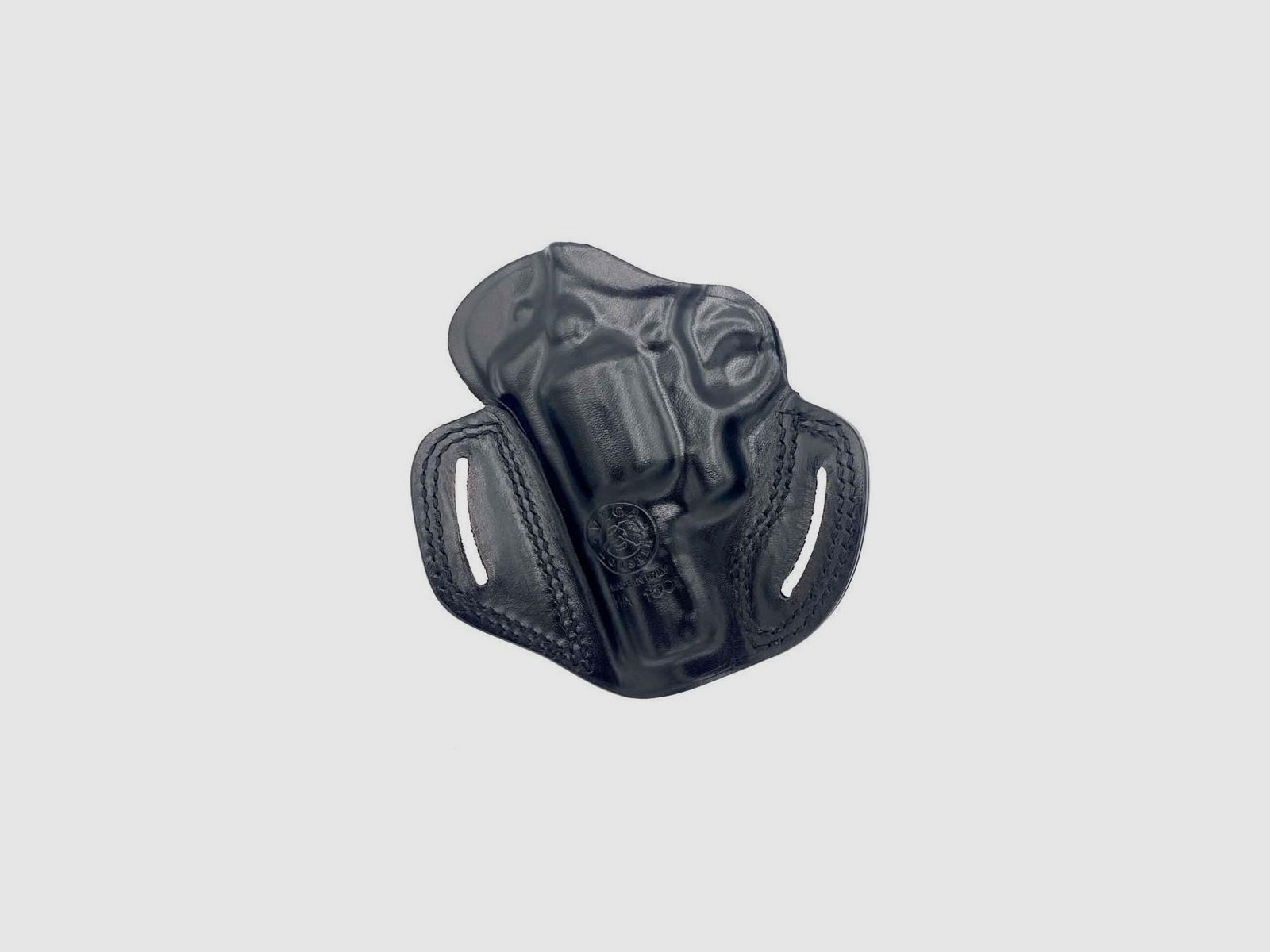 Pancake Lederholster für Revolver 2 1/2" S&W K/L Frame,Colt,Ruger,Korth,Taurus,HW 357,Zoraki R1/R2 Schwarz Rechtshänder