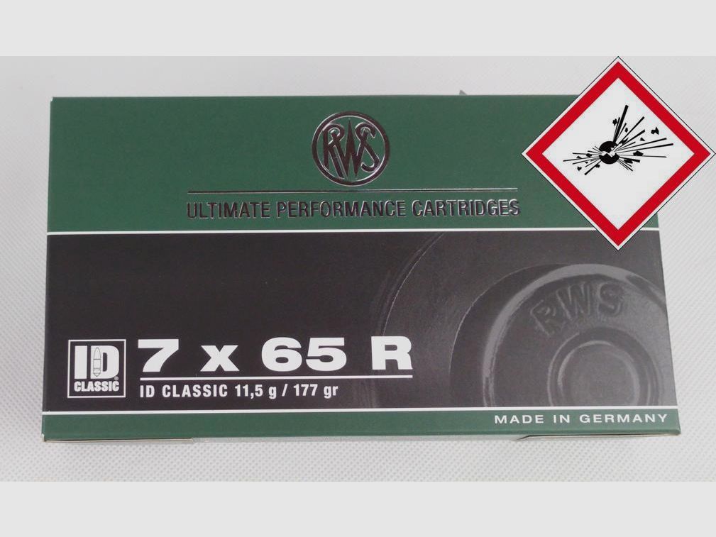 RWS ID Classic cartuccia da caccia cal. 7X65 R 177gr