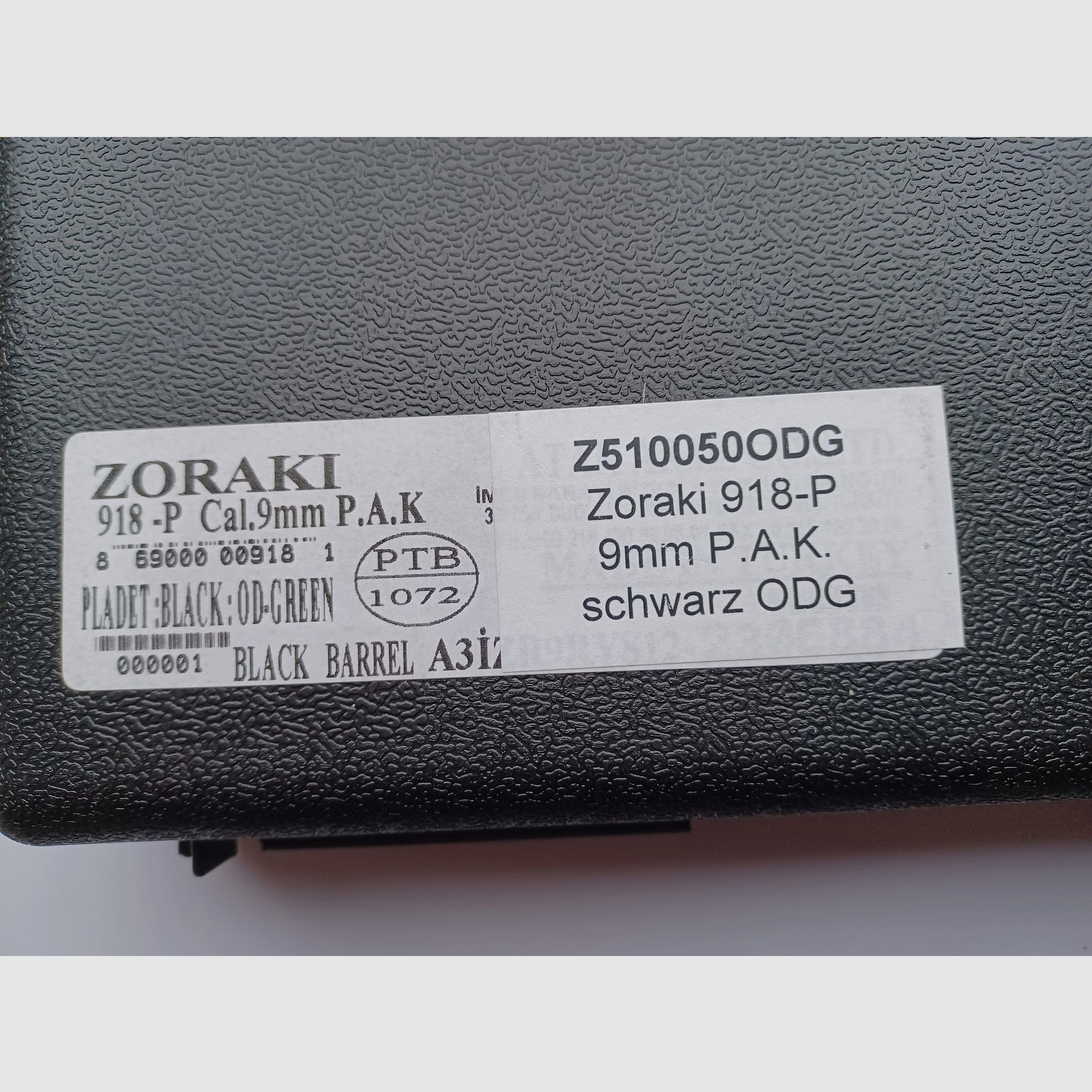 Zoraki 918 cal. 9mm P.A.K. - ODG -