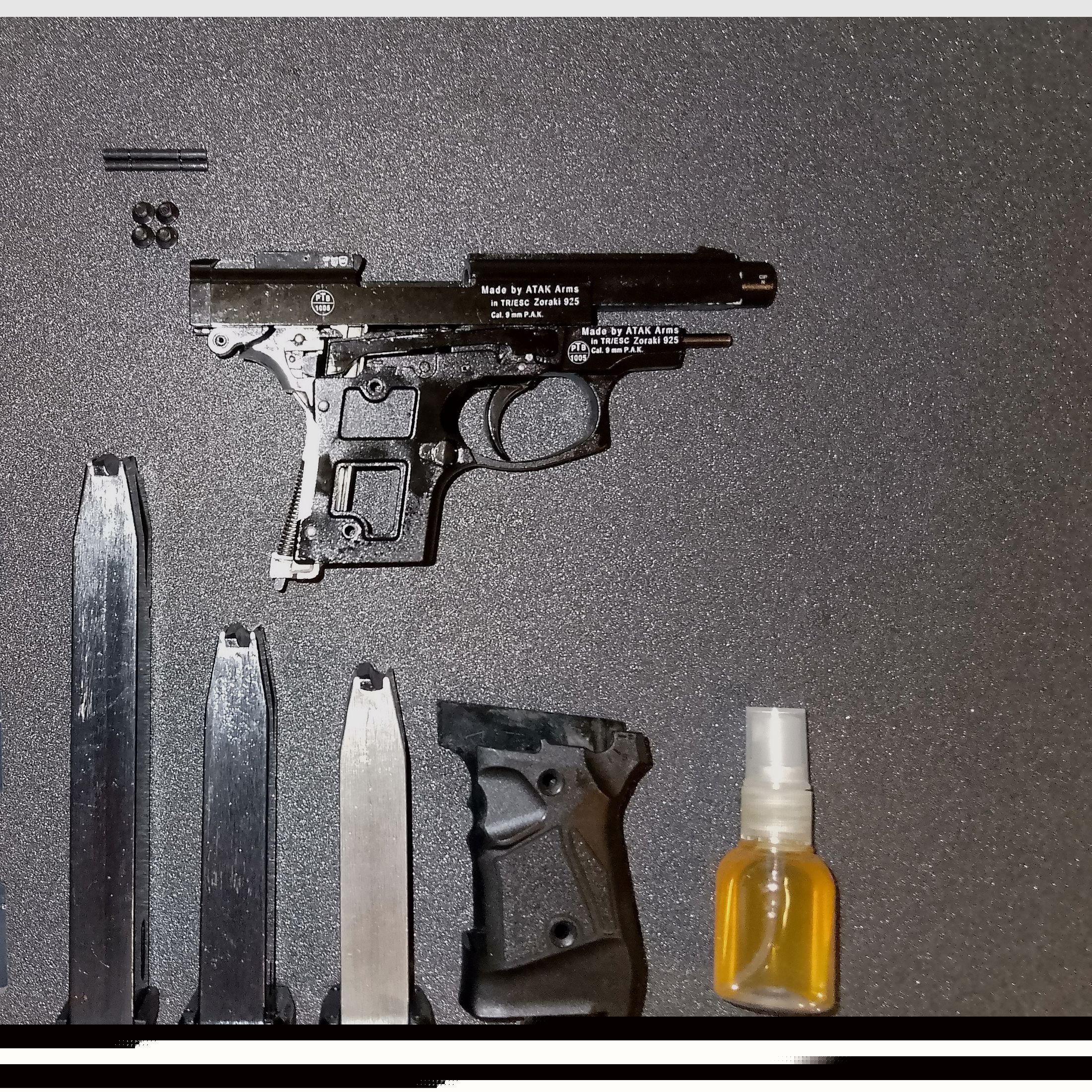 VK Zoraki 925 + Zoraki 914 Umrüst Kit Schwarz PTB 1005