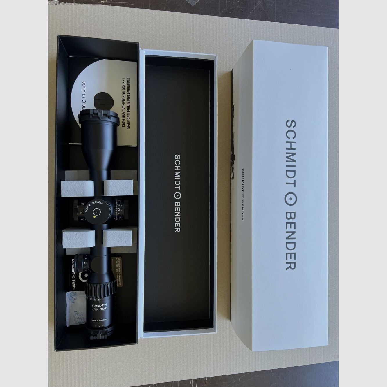 Schmidt & Bender Schmidt & Bender 3-20x50 PM II Ultra Short LP MSR2 1 cm cw DT II+ MTC LT 667-911-822-M3-I6