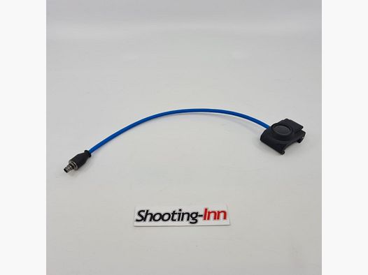 Cable de disparador Rheinmetall 20cm azul para láser clase 1 con soporte Pica MIL-STD 1913