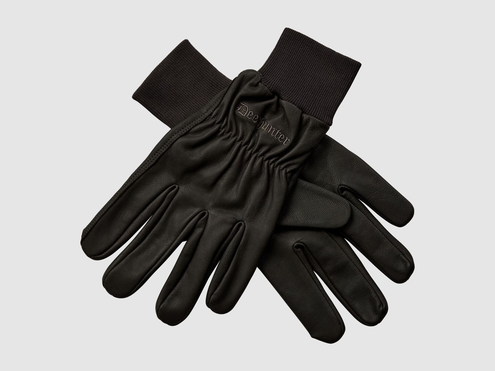 Gants en cuir - Wood - Taille : L