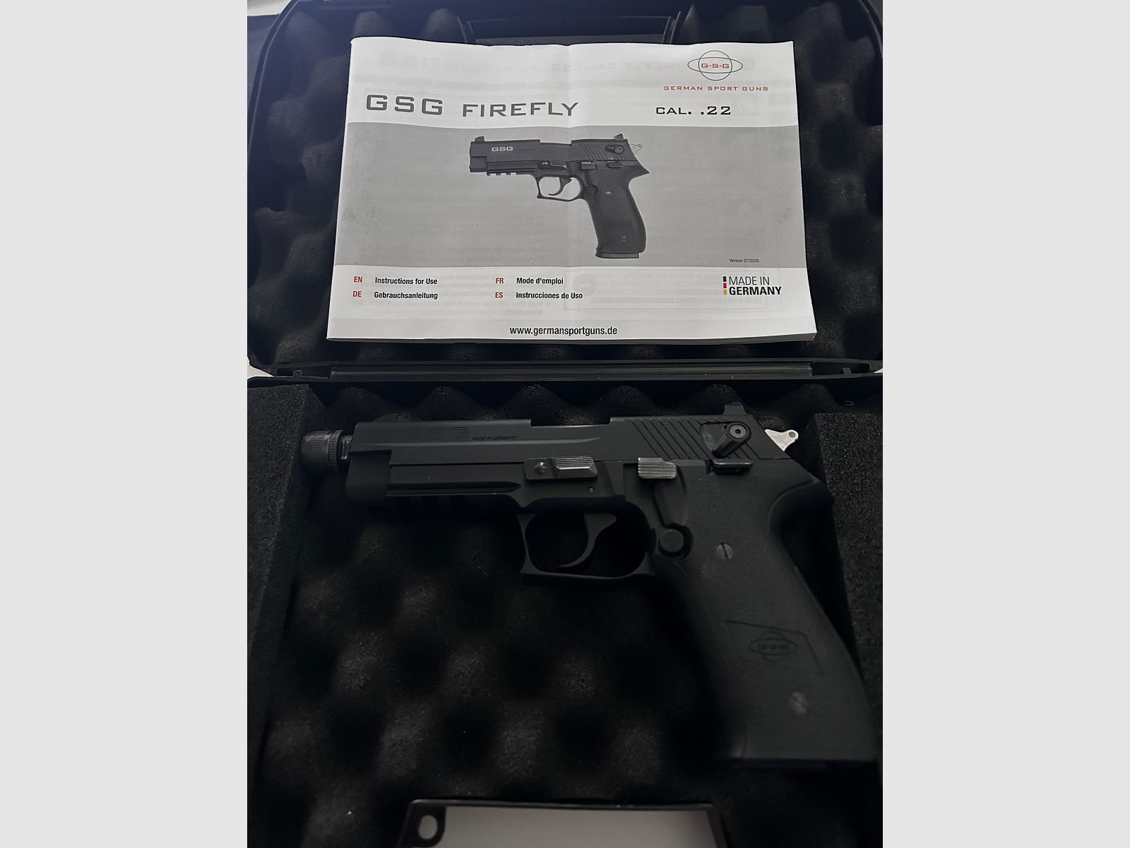 GSG Firefly .22lfb with 4 magazines