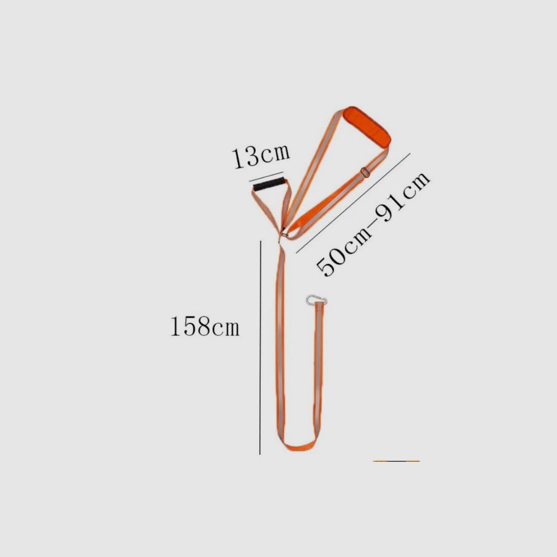 Bergegurt Wildbergehilfe Bergehilfe Leine Deer Drag Jagd Wild