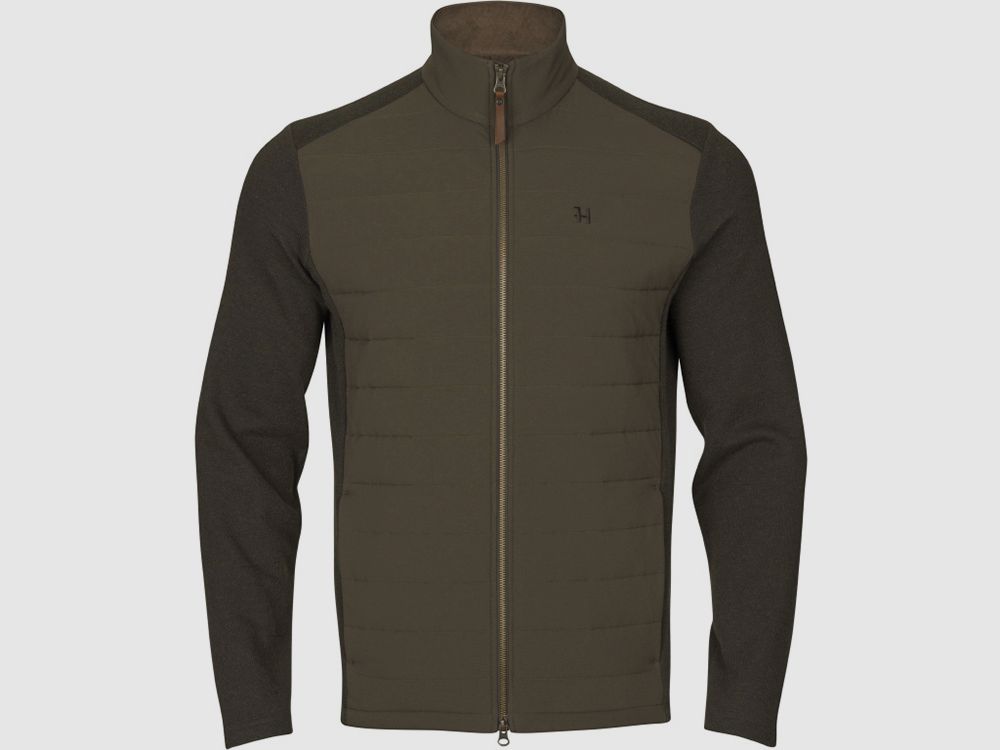 Härkila Sandhem Pro Geïsoleerde cardigan wilgen groen Fleece jassen voor heren