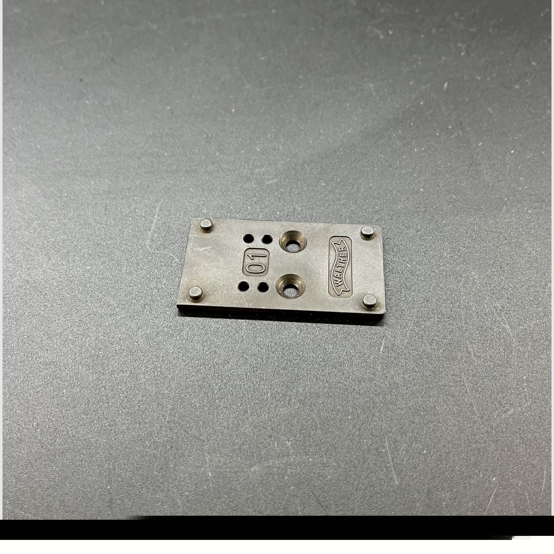 Gebraucht WALTHER Montage f. Leuchtpunktvisier Adpterplatte 01 Docter/VORTEX PDP FS&C Version 1.0