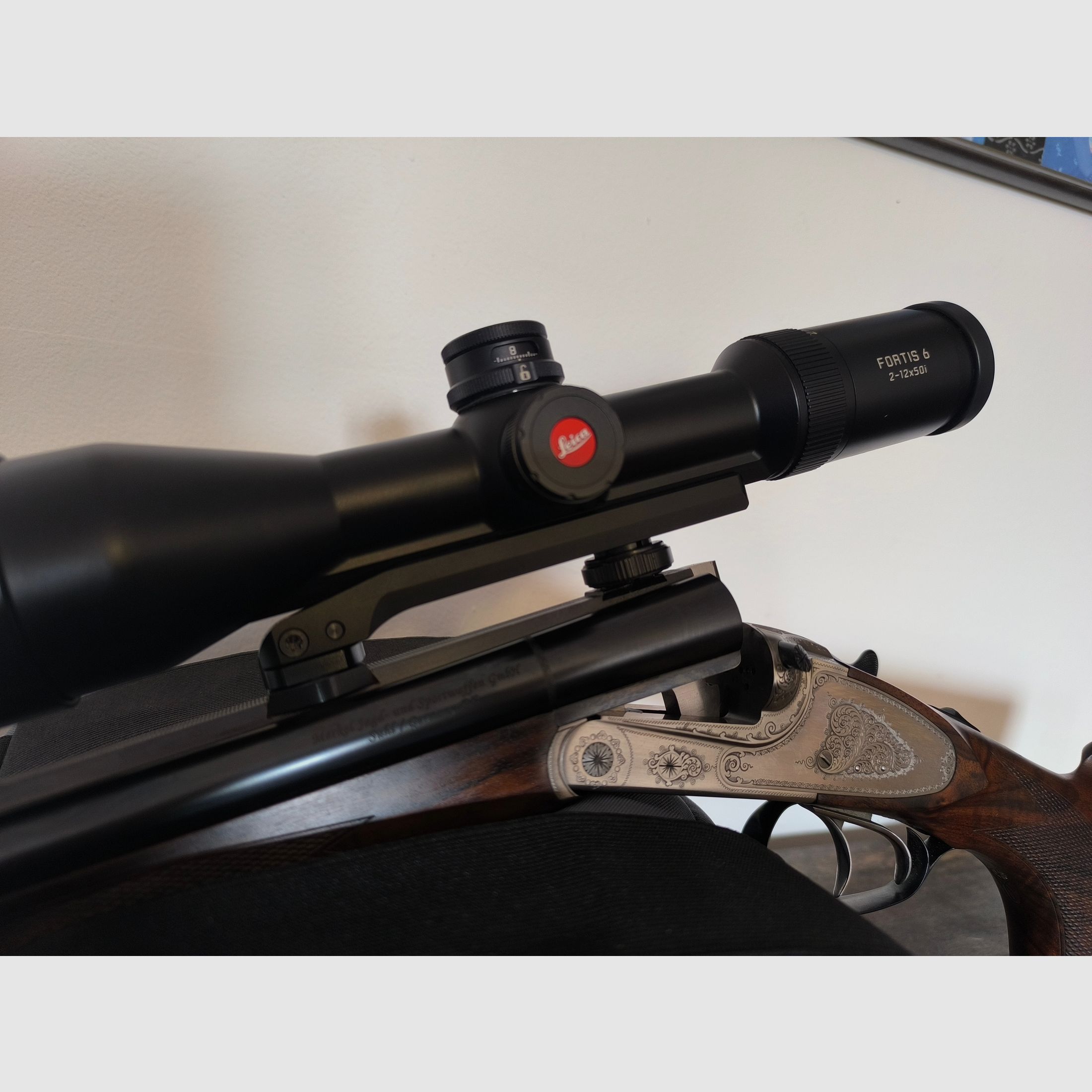Seltene Merkel Büchsflinte Modell 260E mit K+S Premium Einstecklauf und Leica Fortis 6