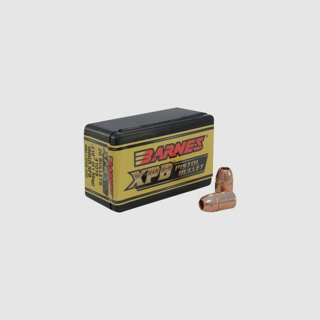 BARNES BULLETS MAGNUM PISTOLE BARNES BULLETS XPB 41 MAG (0,410″) FLACHBODEN 180GR 20/BOX