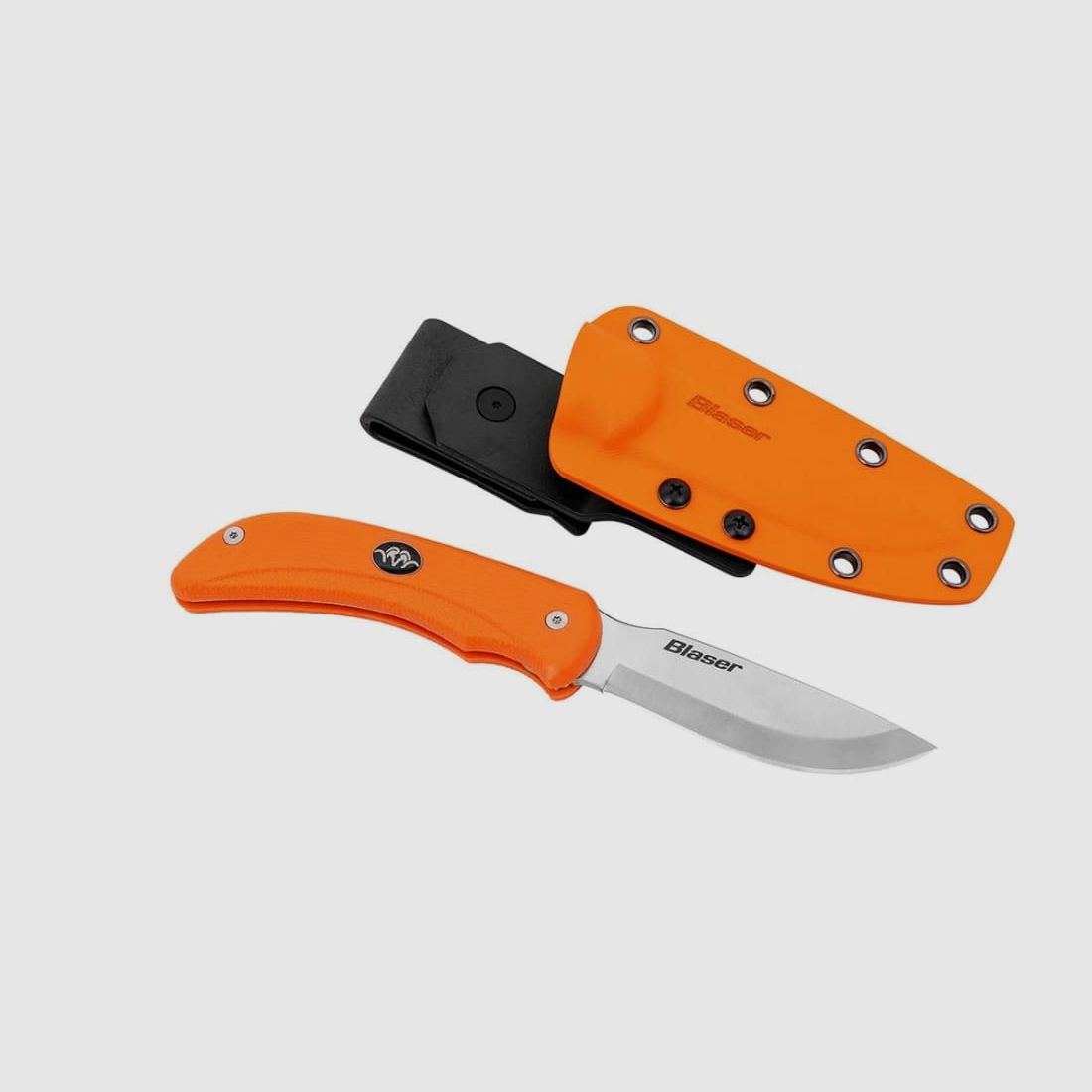 BLASER Feststehendes Messer R8 Ultimate -SwingBlade 10cm orange