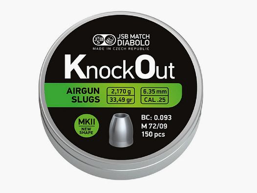 JSB KNOCK OUT MK2 6,35MM DIABOLO