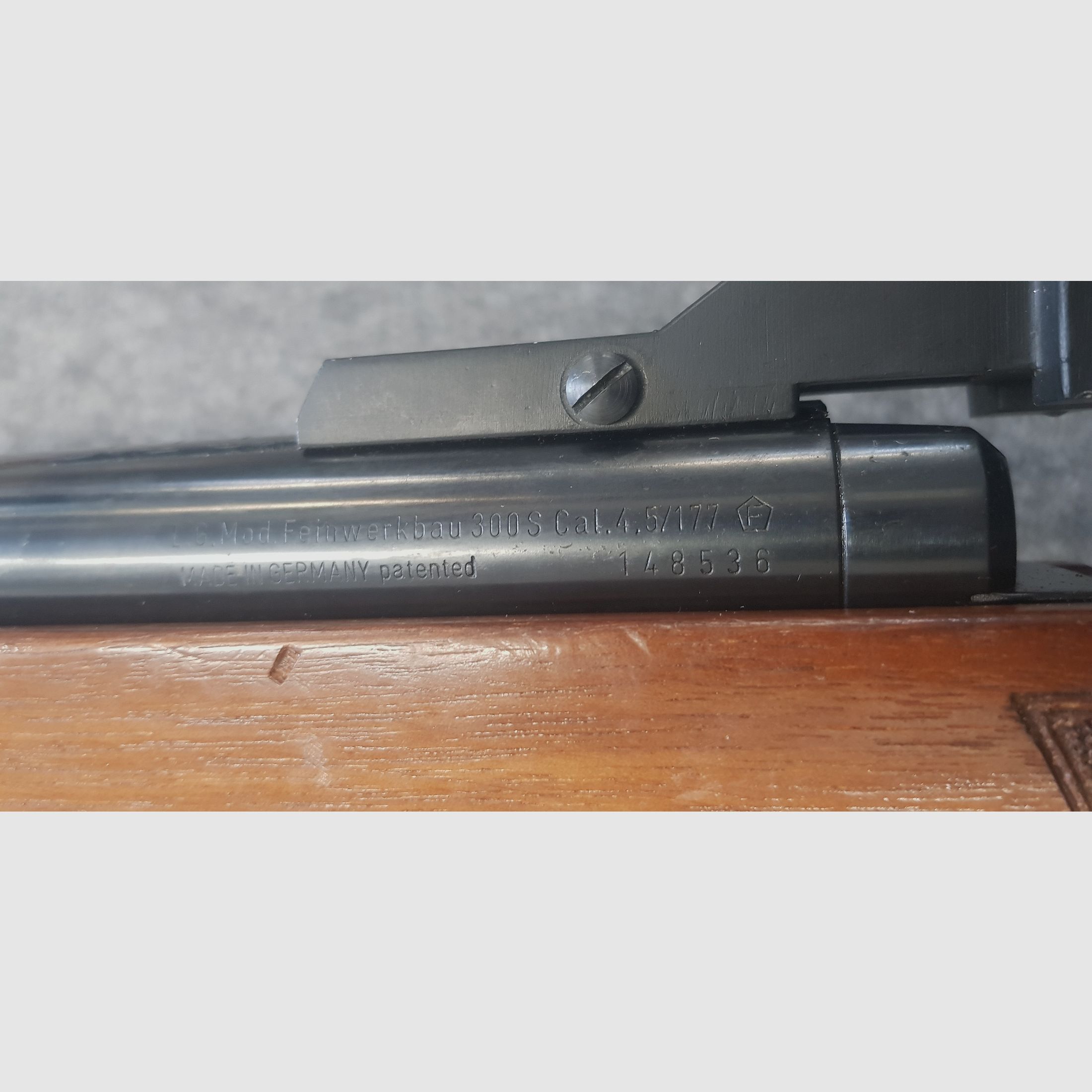 Linksschaft Linkshänder Linkssystem FWB Seitenspanner  Feinwerkbau Mod. 300S aus privater Hand im Bestzustand  Cal. 4,5mm Diabolo