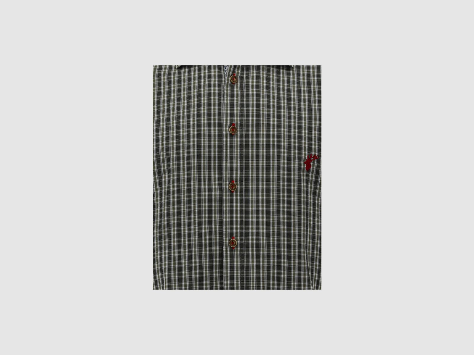 OS TRACHTEN Herrenhemd 1/1 Arm Slim Fit grün