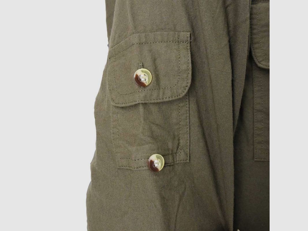 Bartavel® atmungsaktive Baumwollhemd khaki S-3XL, Bild 3 von 7
