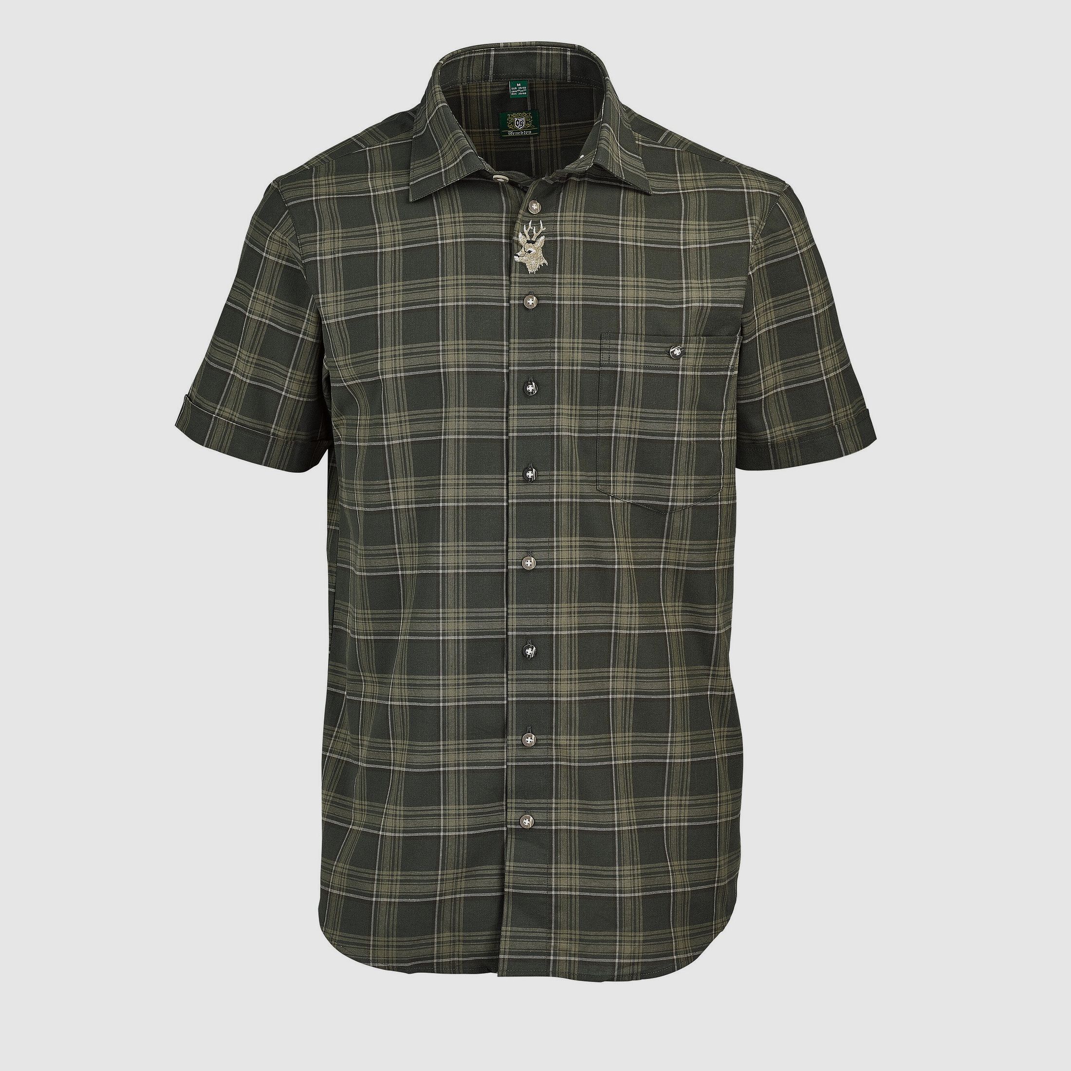 OS-Trachten Camicia a Maniche Corte