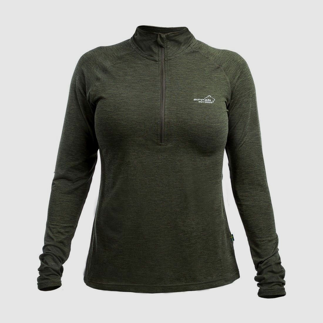 Arrak Outdoor Action Funktionsshirt Damen Olivgrün - XS