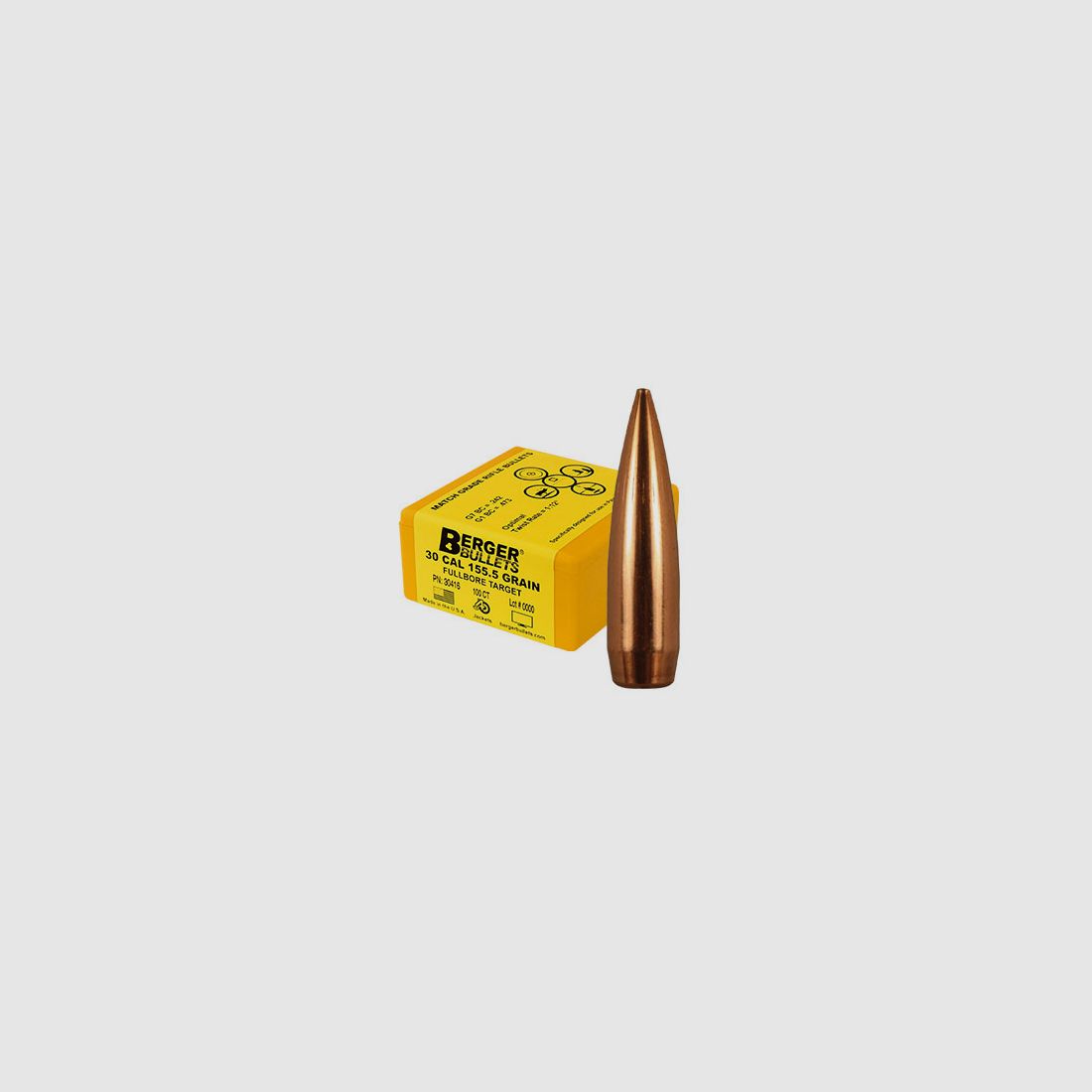 Berger Geschosse .30 – 155,5 Grain – Full Bore Target Cod. 30416