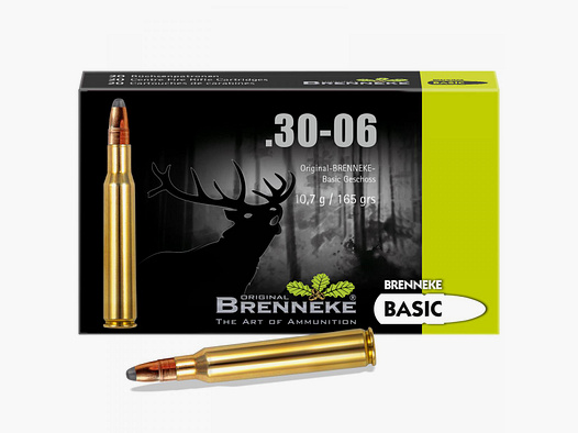 Brenneke .30-06 Sprg. 165GR Basic 20 cartridges