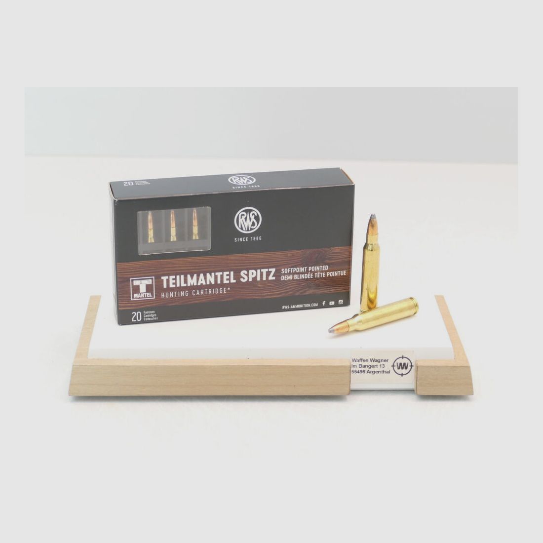 RWS TMS 3,0g/46grs à20 .22 Hornet, image 1 sur 2