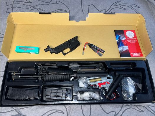 Evolution Airsoft Lone Star Border Patrol AEG de metal completo desarmado y con defecto (¡Leer descripción!)