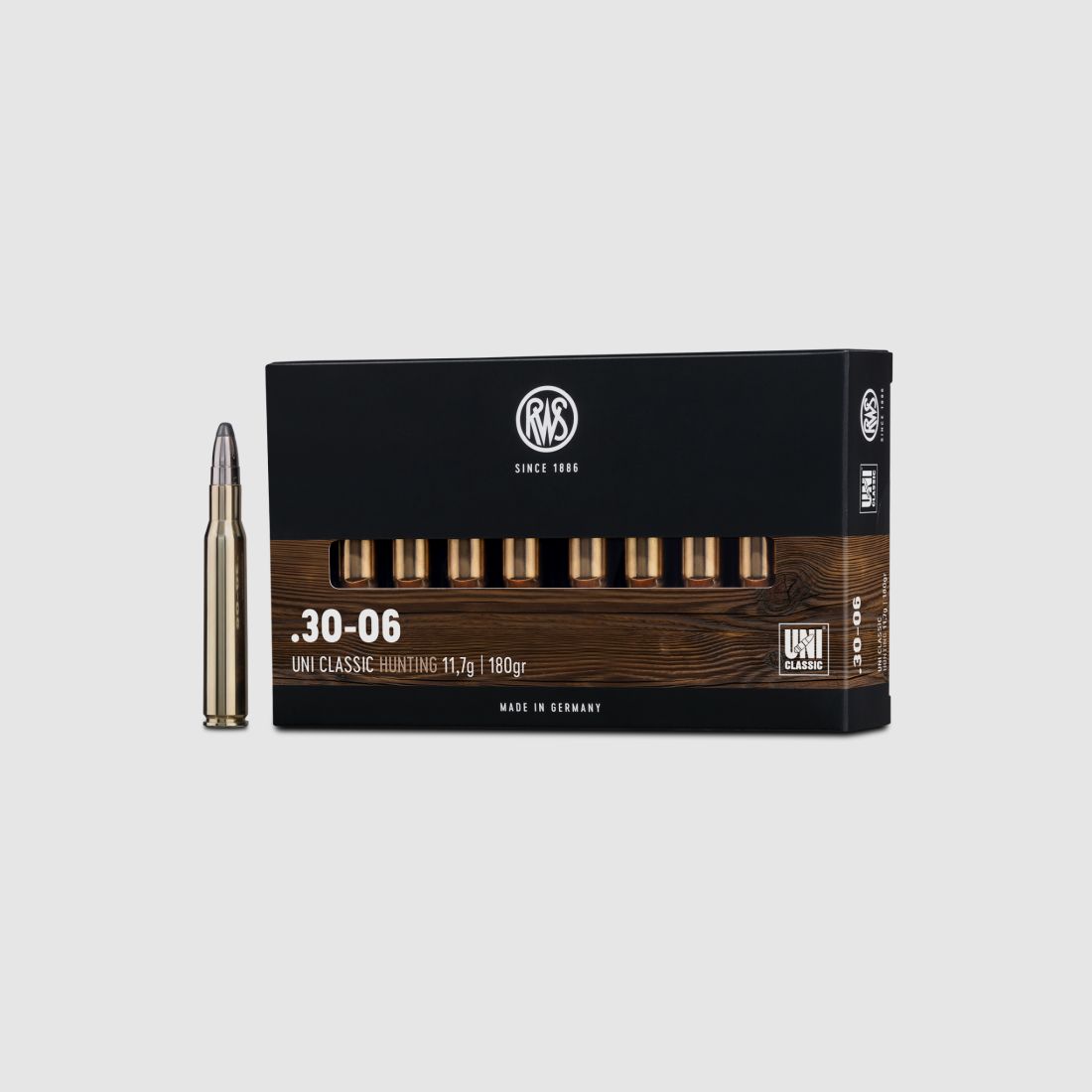 RWS Munition cal. .30-06 UNI Classic 13,0 g (20 Stück)