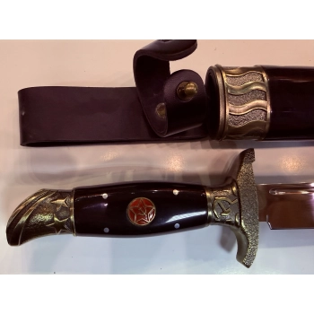 Cuchillo táctico ruso Finka NKVD – hoja fija 7CR13Mov, imagen 4 de 7
