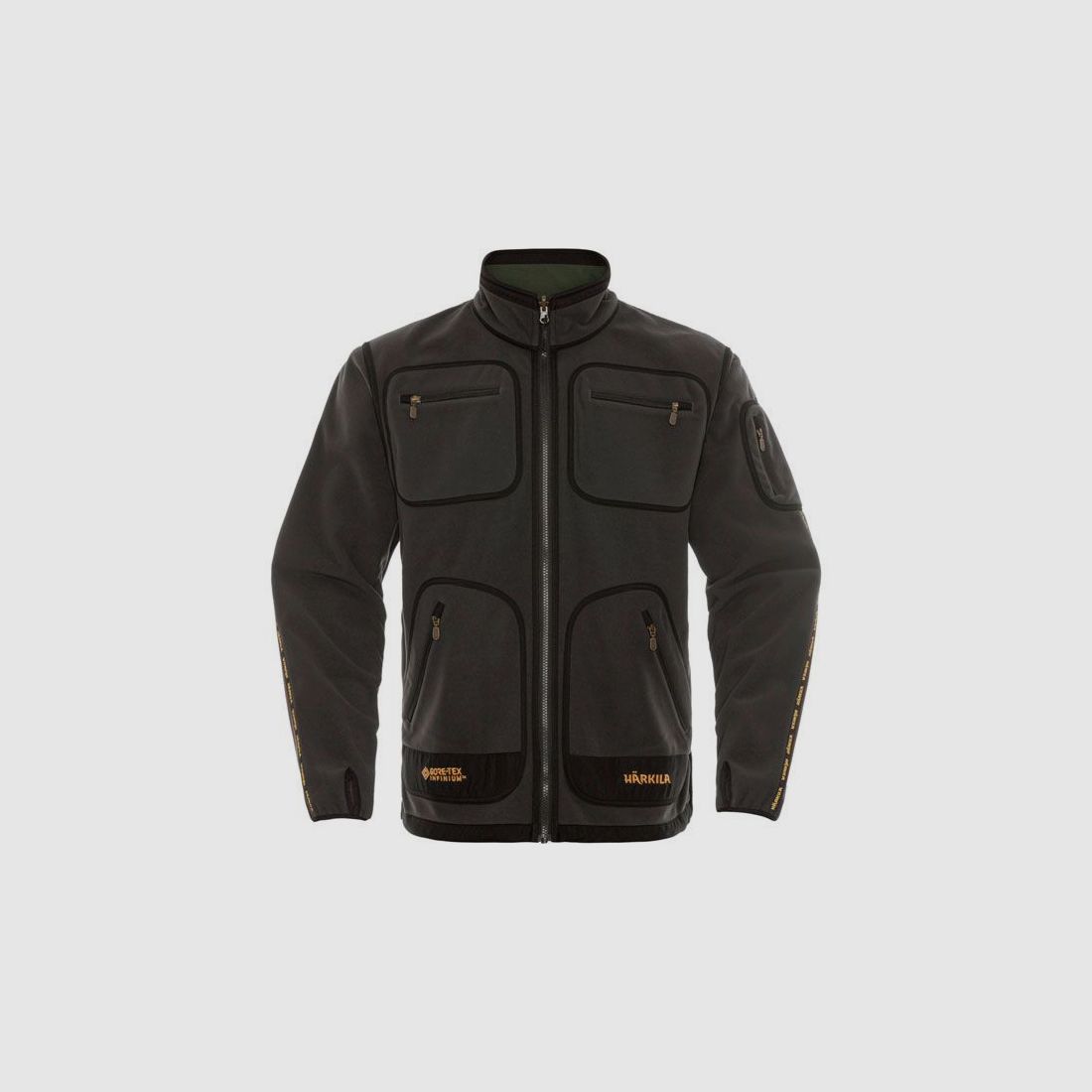 Härkila Kamko Fleece Grey/Green, billede 3 af 4