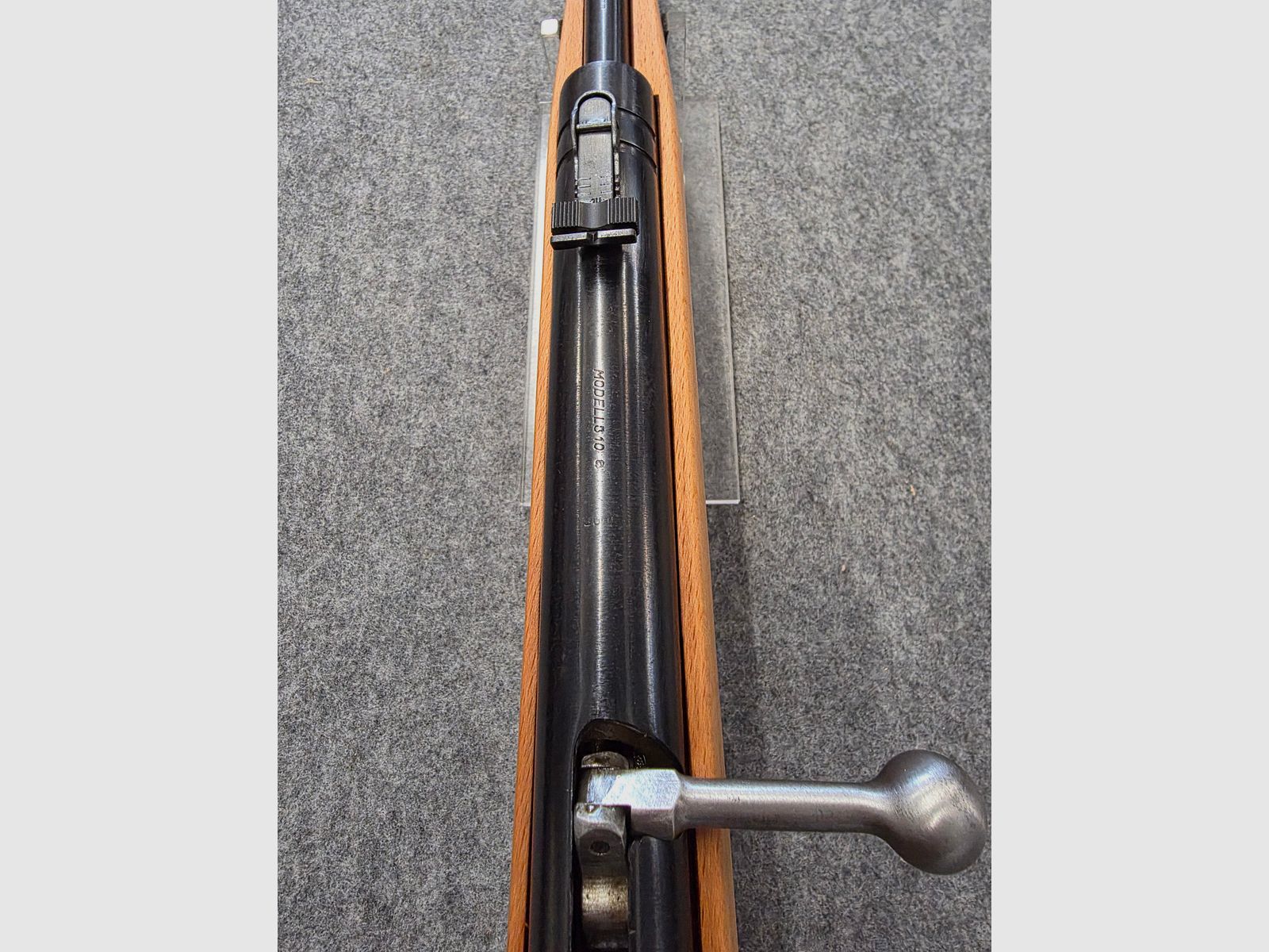 Im seltenen Holzschaft Monte Carlo Haenel Seitenspanner Mod. 312  mit Diopter im  guten Zustand cal. 4,5mm Diabolo