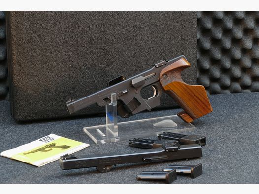 Walther GSP – ( .32 S&W Long / kaliber wymienny .22 LR ), zestaw kompletny, walizka, system wymienny - serwis wykonany