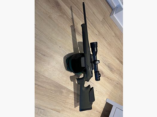 Merkel Helix Speedster 308 Win. mit gekürztem Lauf 45cm (Büchsenmacher) und M15x1 Gewinde mit Dentler Basis